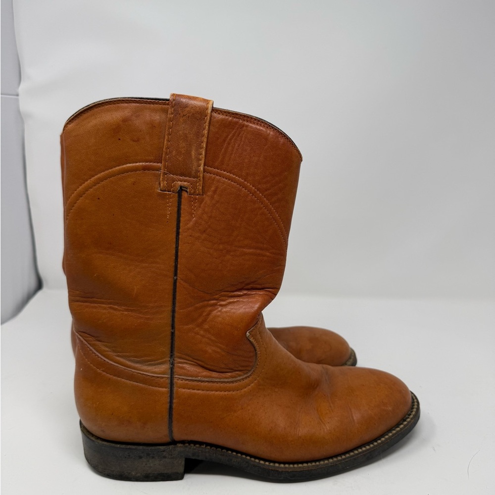Cowtown Mens Size 6 EE Brown Leather Roper Cowboy Western Boots (HMBRVW)